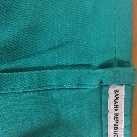 Banana Republic Turquoise Cropped Denim - Picture 3 of 3